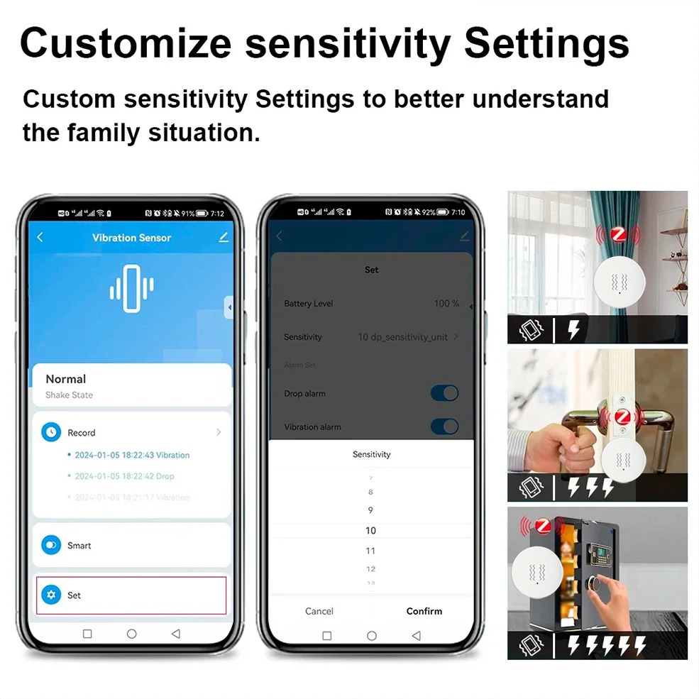 Tuya ZigBee Smart Vibration &  - Smart Home Setup reseña y precio