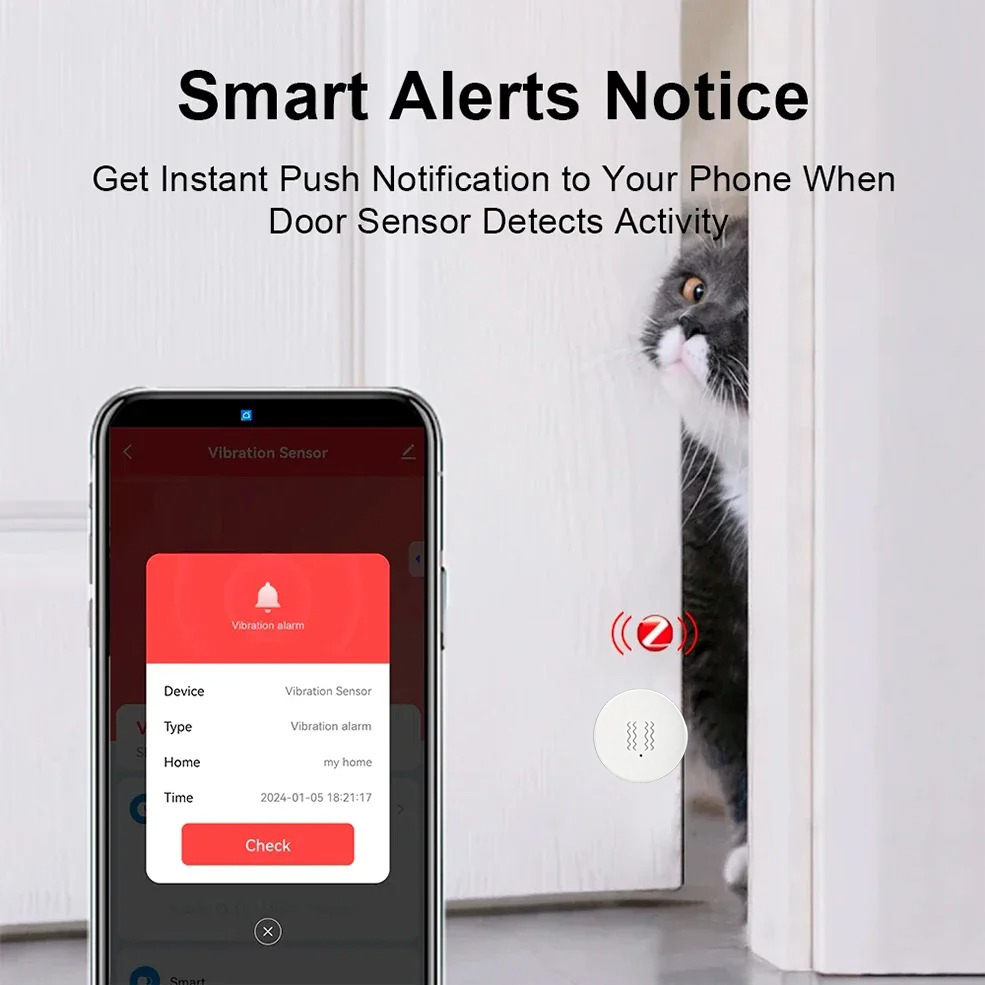 Tuya ZigBee Smart Vibration &  - Smart Home Setup reseña y precio
