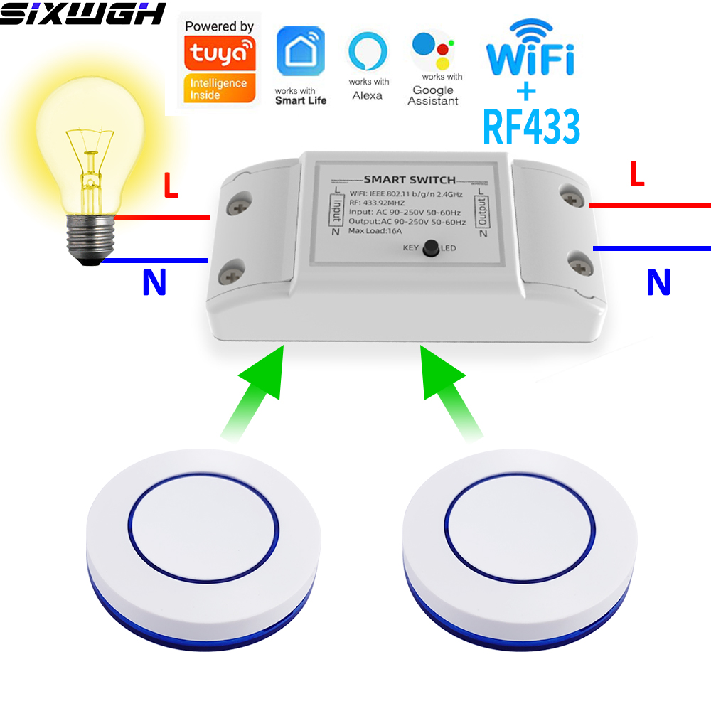 16A WiFi Tuya Smart Switch Wir - Tuya Smart Switch reseña y precio
