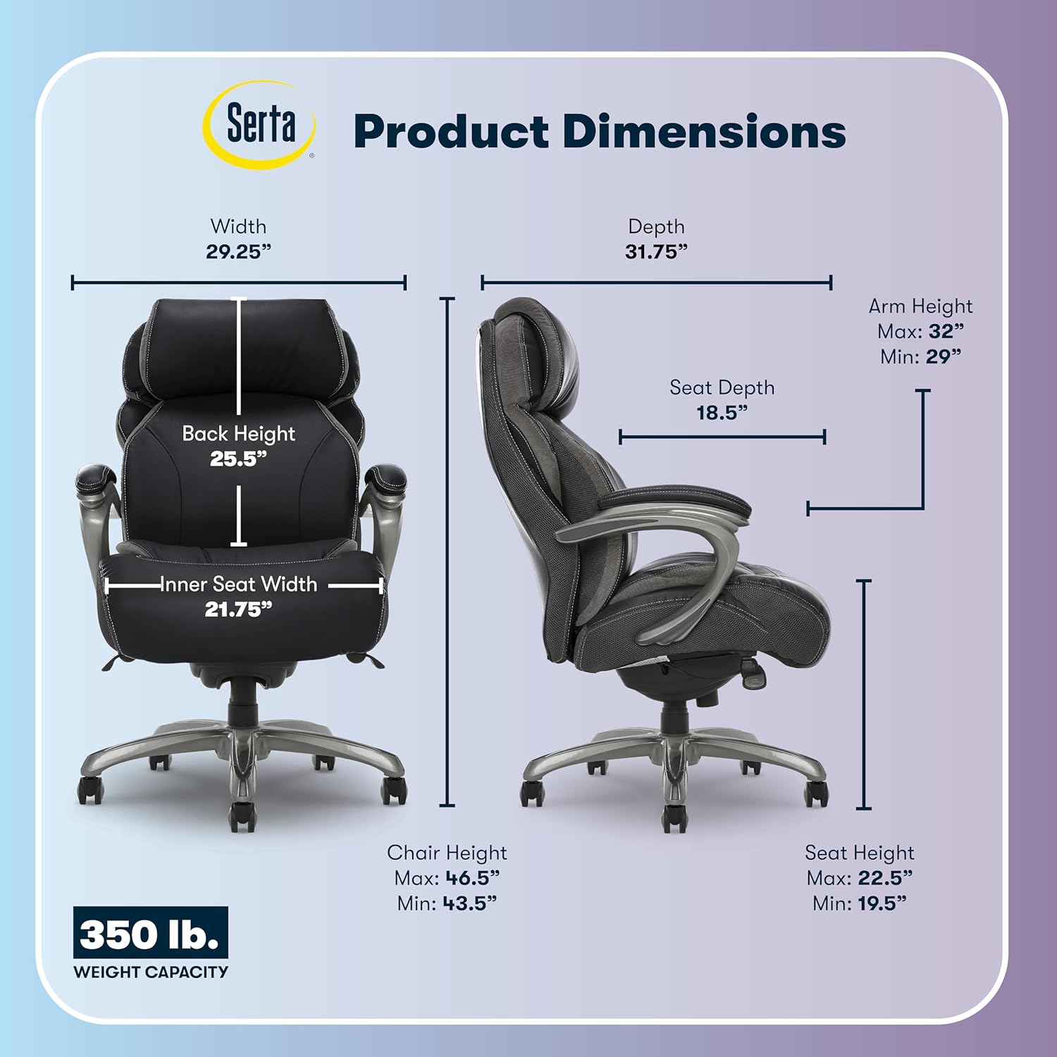 Big and Tall Executive Home Of - Smart Home Office reseña y precio
