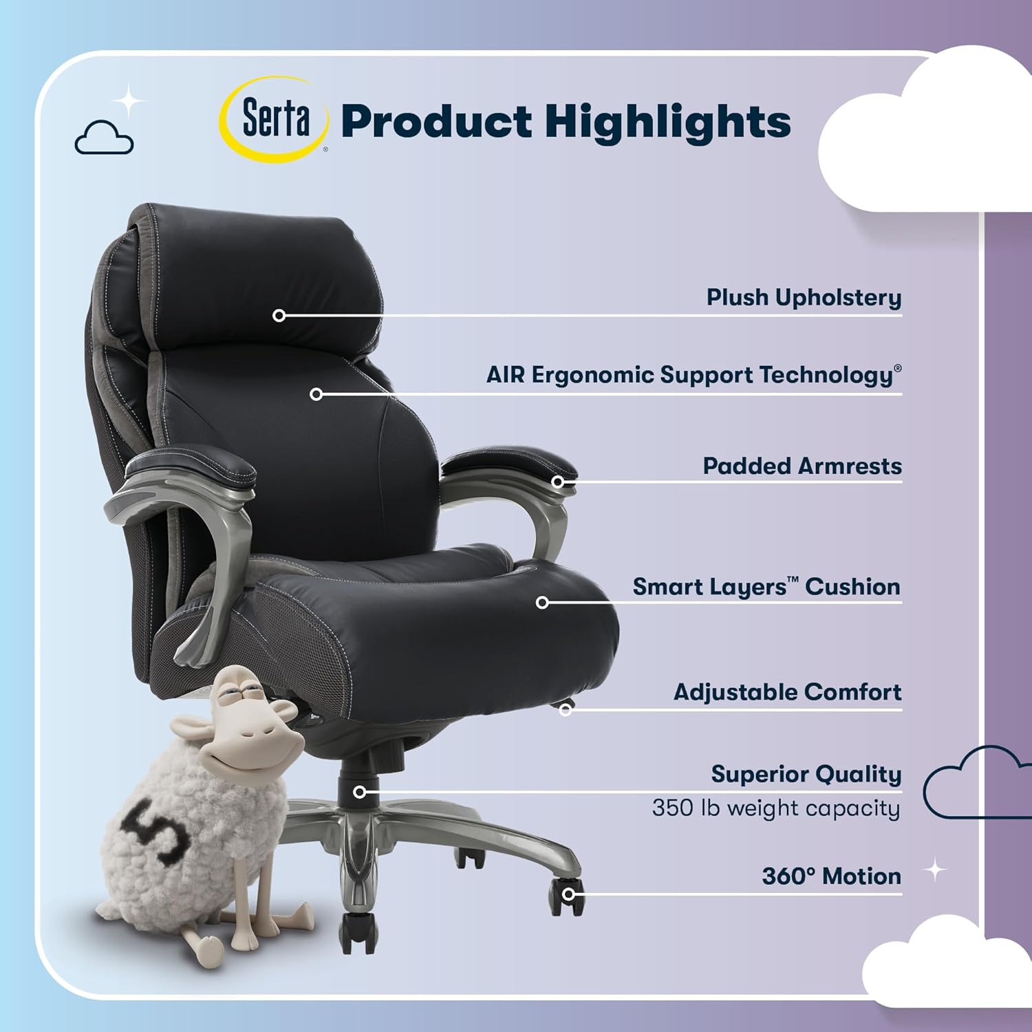 Big and Tall Executive Home Of - Smart Home Office reseña y precio