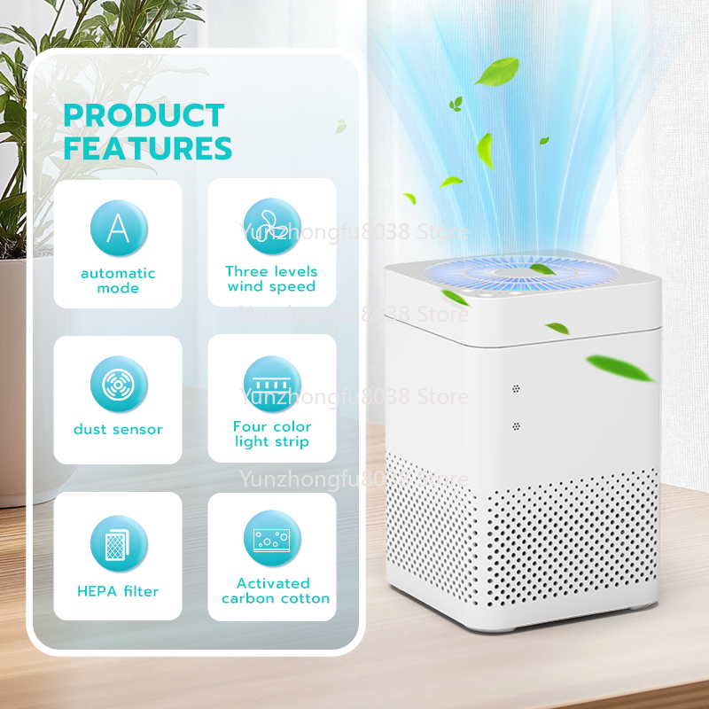 Portable Home Smart Air Purifi - Smart Home Office reseña y precio