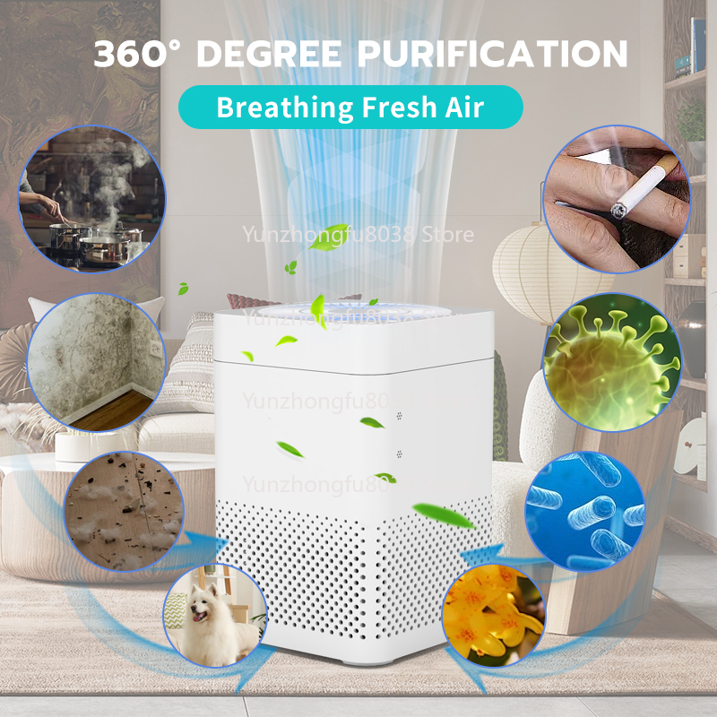 Portable Home Smart Air Purifi - Smart Home Office reseña y precio
