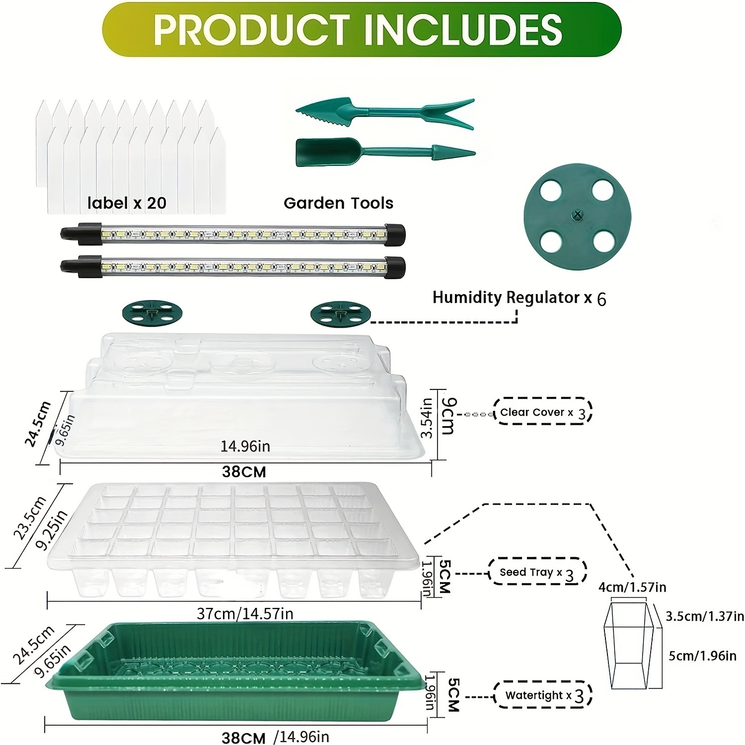 Seed Starter Trays With High D - Smart Home Vimar reseña y precio