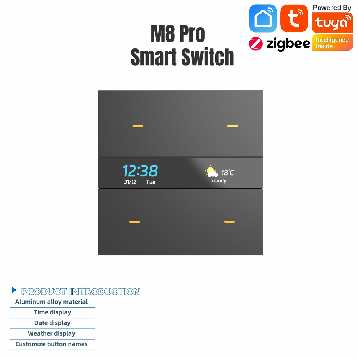 M8Pro Tuya Smart Switch & Zigb - Tuya Smart Switch reseña y precio