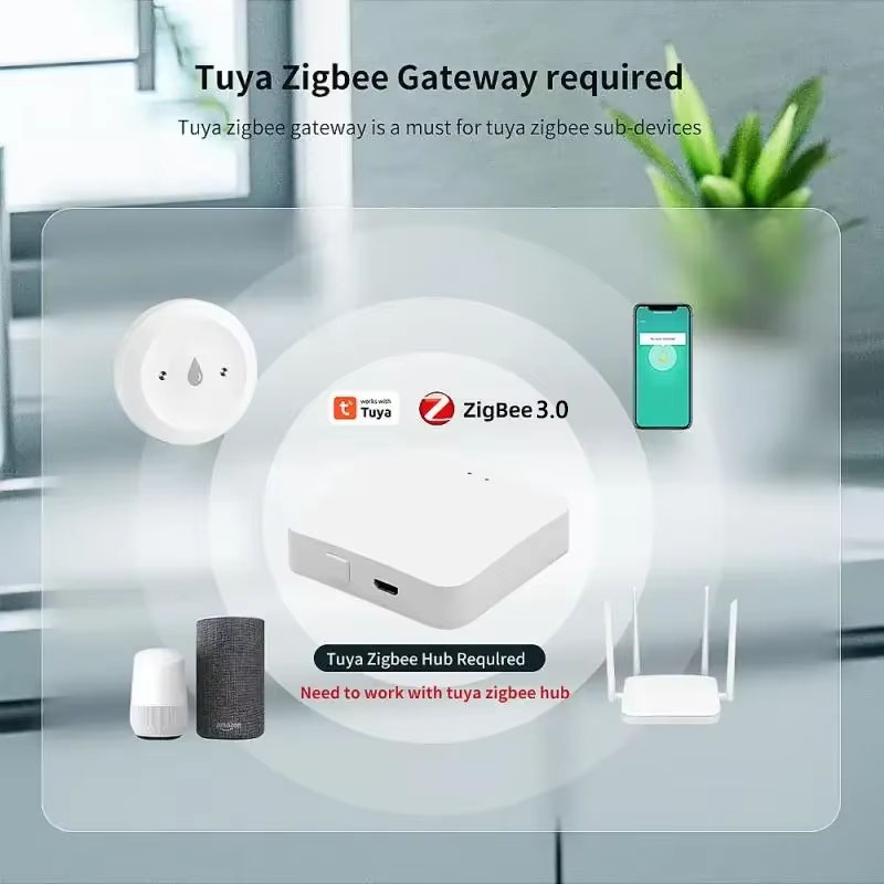 Tuya ZigBee 3.0 Water Leak Det - Smart Home Setup reseña y precio