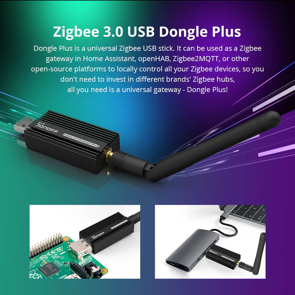 SONOFF Zigbee 3.0 USB Dongle P - Smart Home Registration reseña y precio