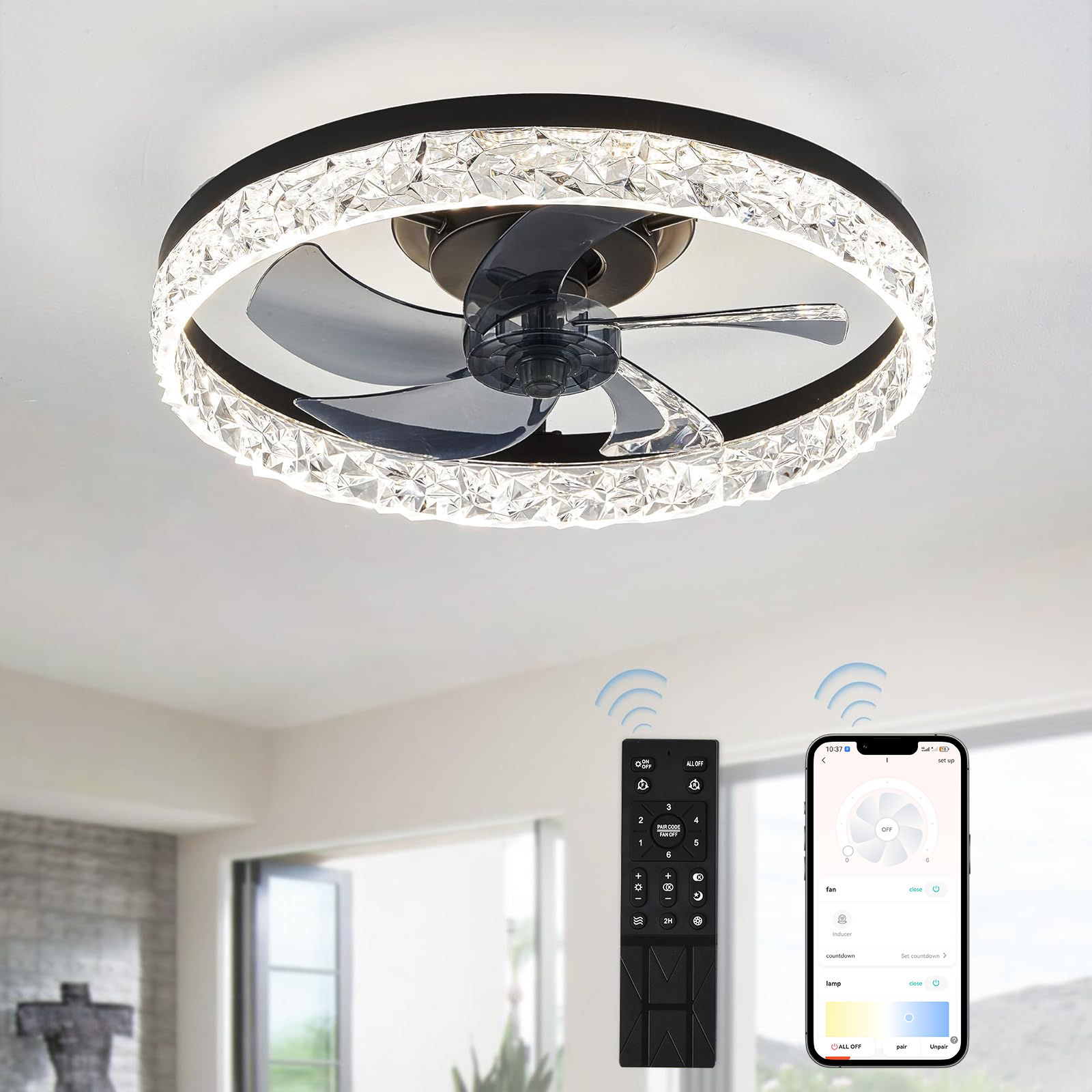 Modern LED Ceiling Fan Lmap Re - Smart Home Ventilation reseña y precio