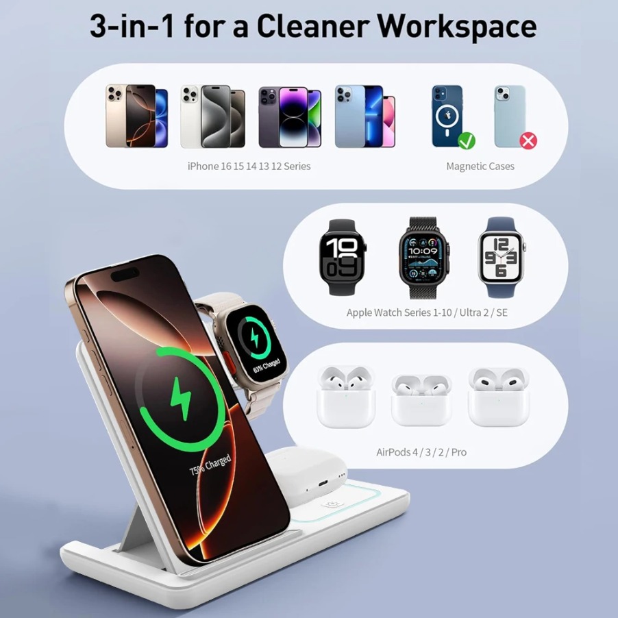 3 in 1 Foldable Night LED Ligh - Smart Night Light reseña y precio