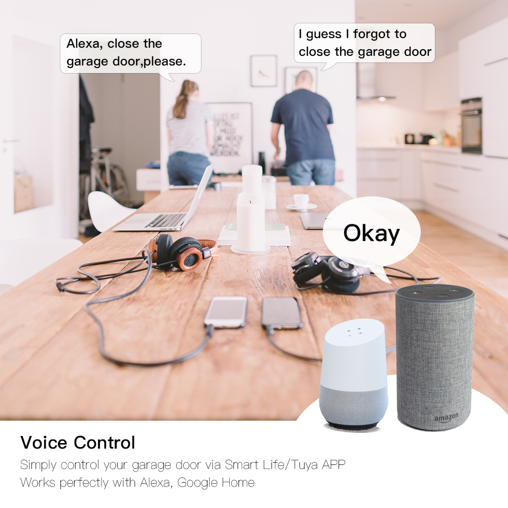 MOES Tuya WiFi Smart Garage Do - Smart Home Vimar reseña y precio