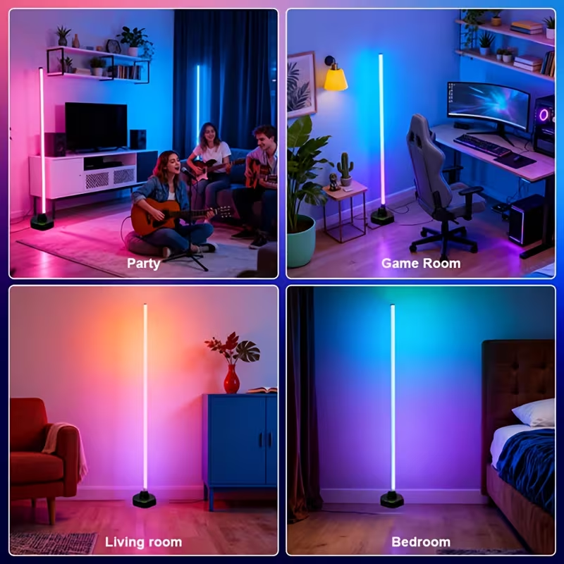Smart RGB LED Corner Floor Lam - Smart Night Light reseña y precio