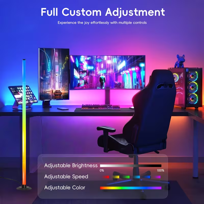 Smart RGB LED Corner Floor Lam - Smart Night Light reseña y precio