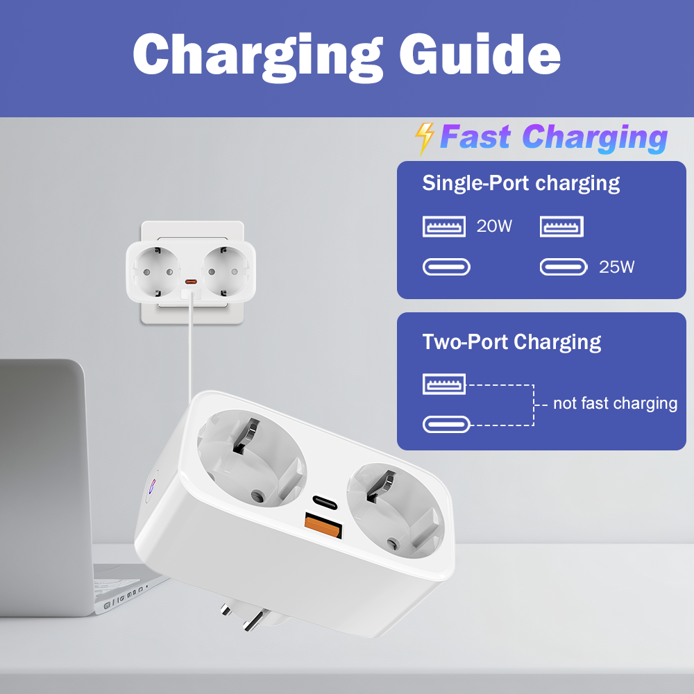 Tuya 16A WiFi Smart EU Plug PD - Smart Home Project reseña y precio