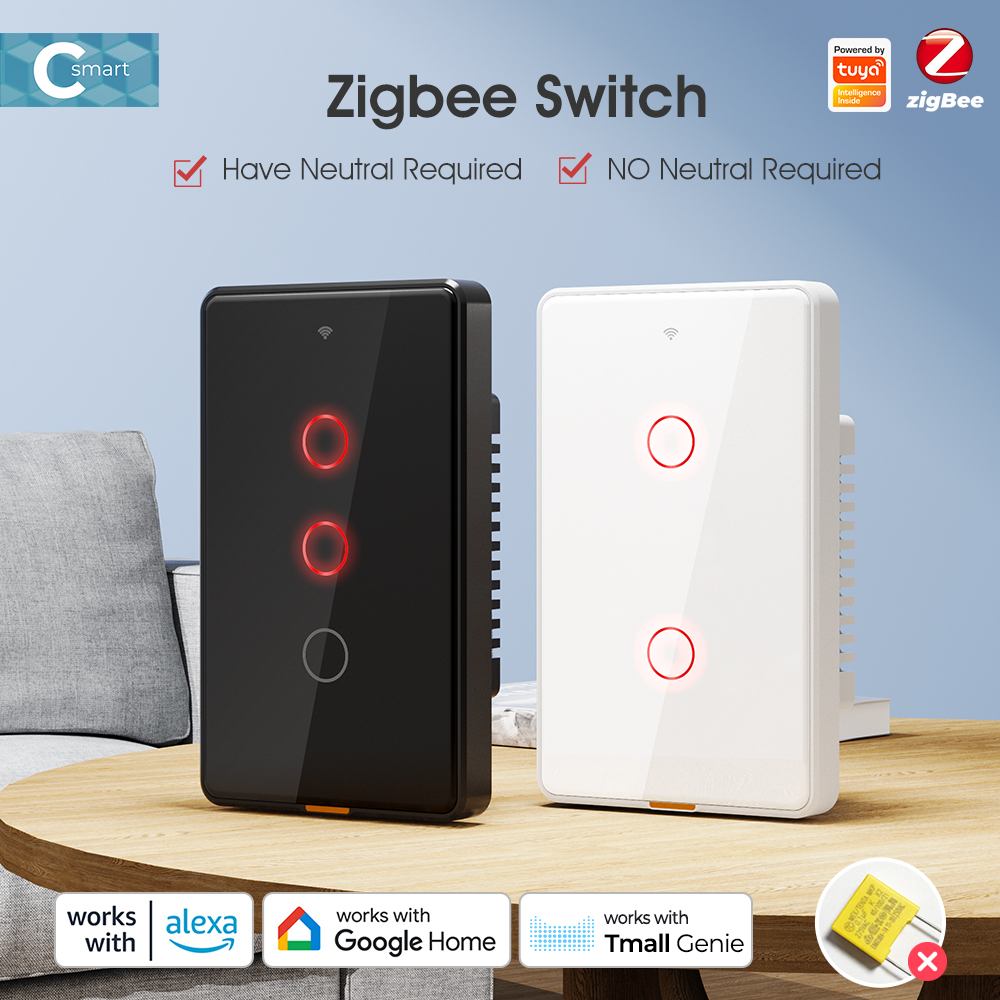 Tuya Zigbee Smart Light Touch  - Tuya Smart Switch reseña y precio