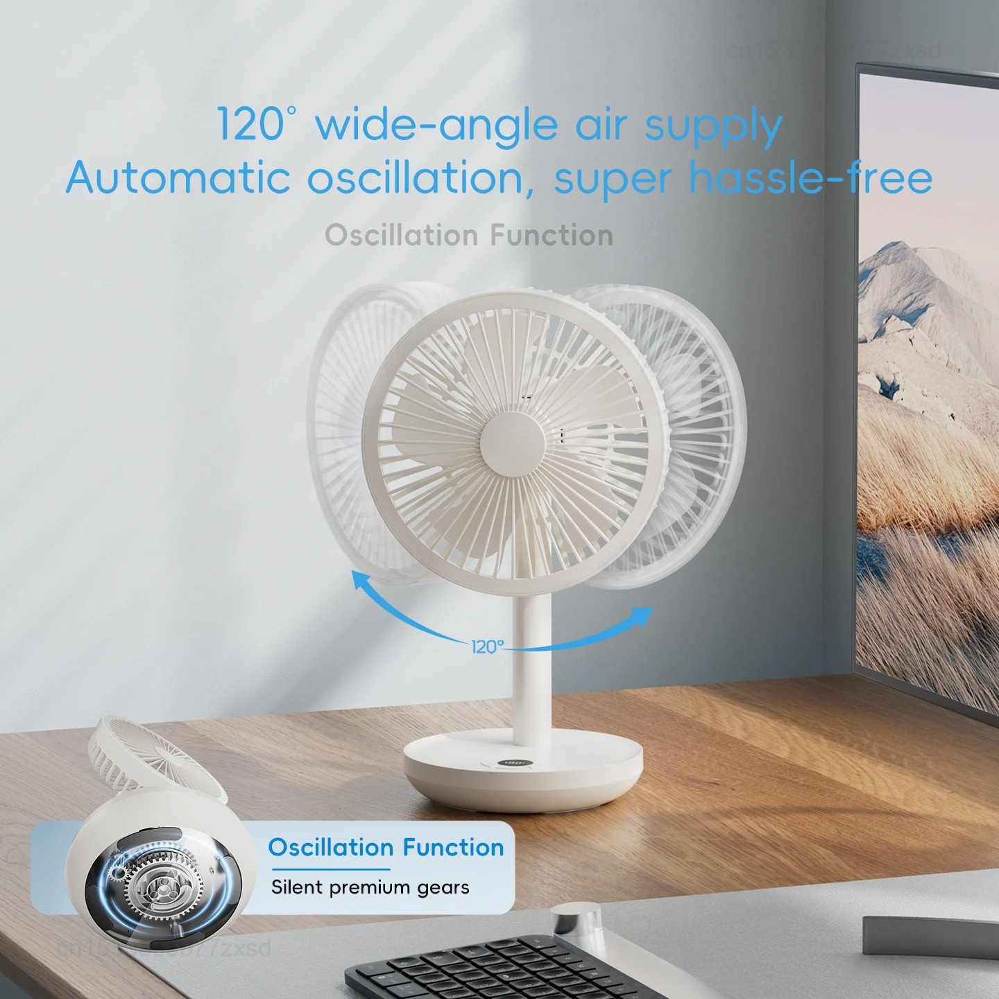NEW Smart Oscillating Desktop  - Smart Home Ventilation reseña y precio
