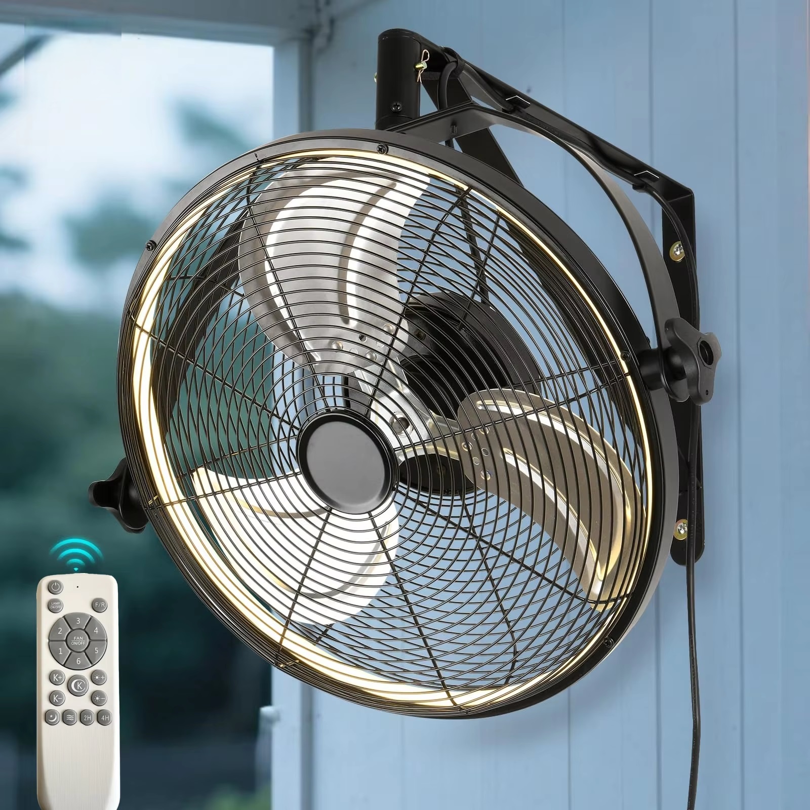 Net Cover Sealing Fan Led Ligh - Smart Home Ventilation reseña y precio