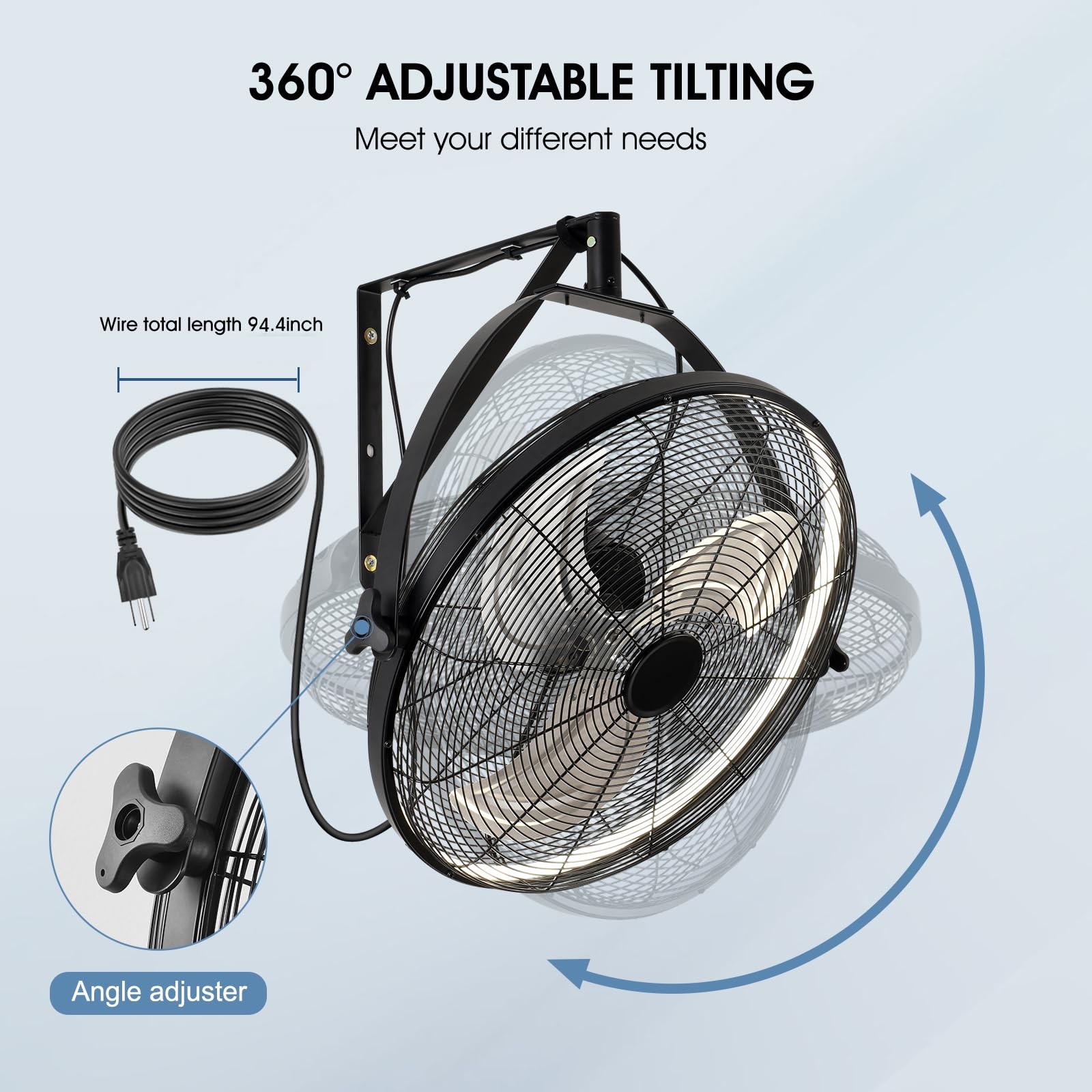 Net Cover Sealing Fan Led Ligh - Smart Home Ventilation reseña y precio