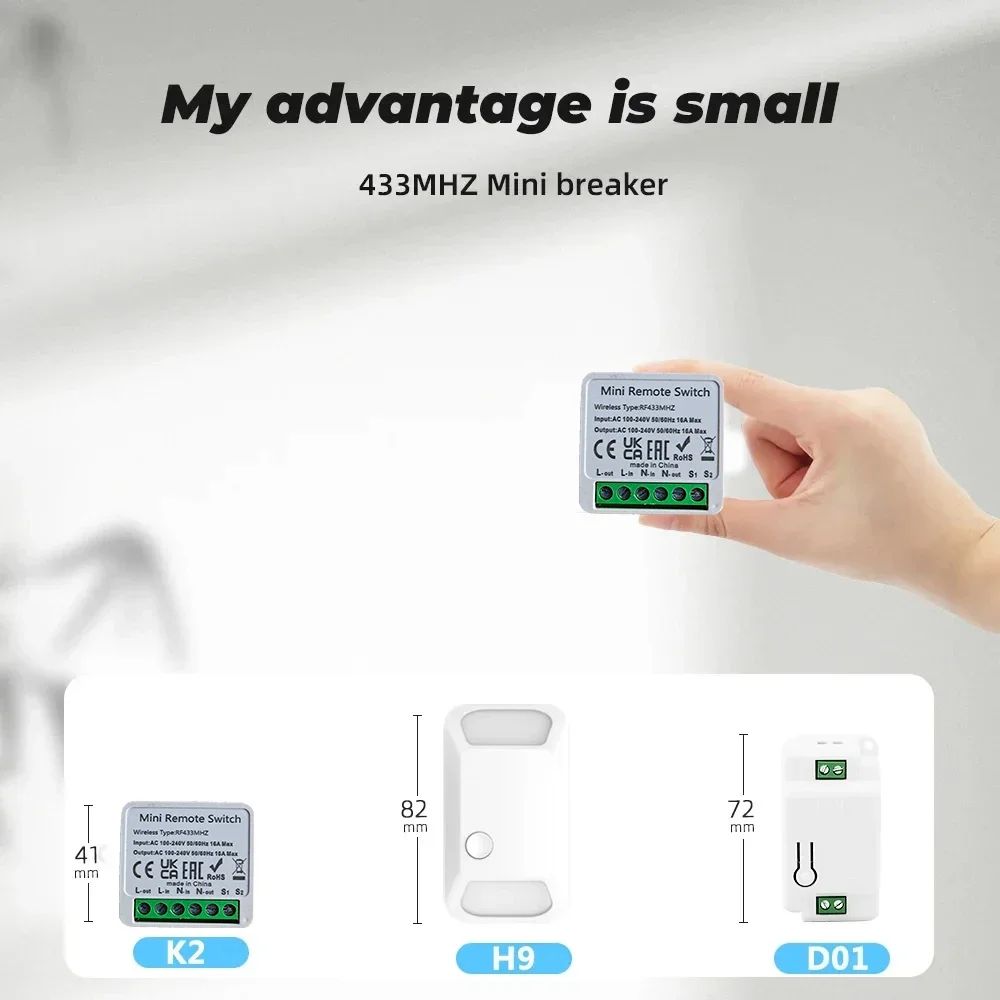 433Mhz RF 86 Wall Panel Switch - Smart Home Ventilation reseña y precio