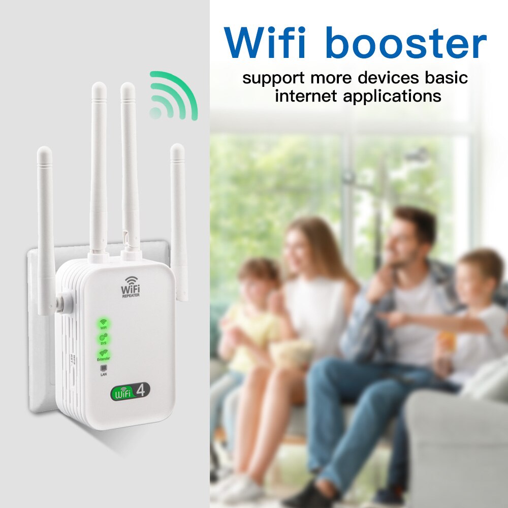 300M WIFi Repeater Wi-Fi Ampli - Smart Home Office reseña y precio