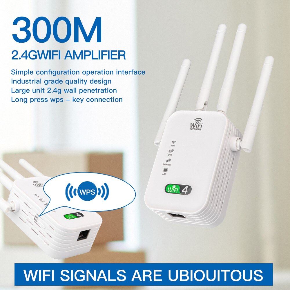300M WIFi Repeater Wi-Fi Ampli - Smart Home Office reseña y precio