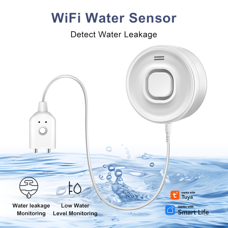 YNF Smart WiFi Water Leak Dete - Smart Home Setup reseña y precio
