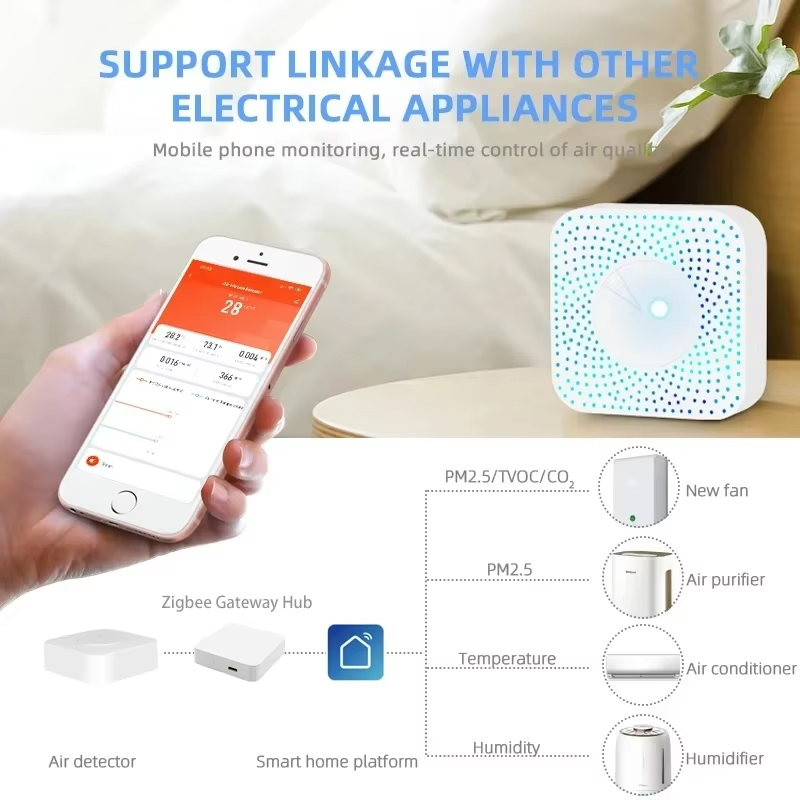 Tuya ZigBee/WiFi Air Quality D - Wifi Thermostat reseña y precio