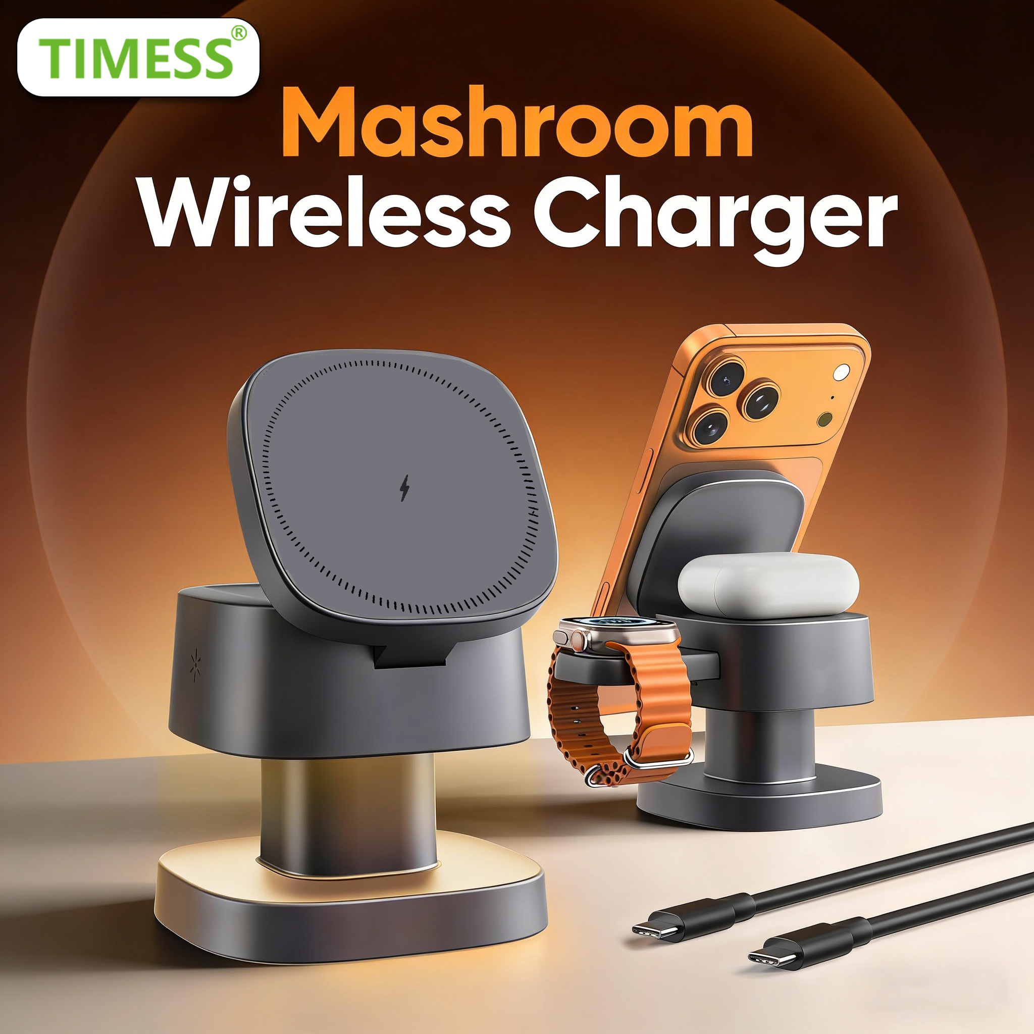 TIMESS Night Light Mashroom Wi - Smart Night Light reseña y precio