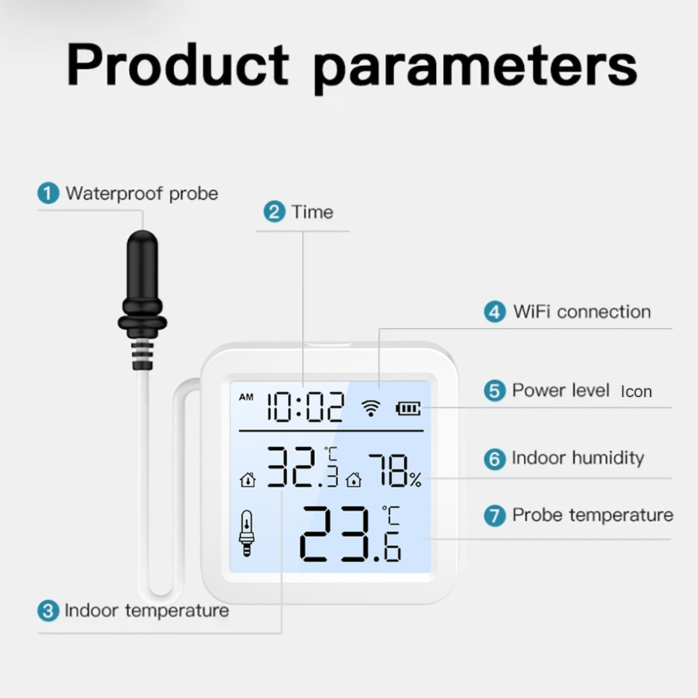 WiFi Humidity Temperature Sens - Smart Home App reseña y precio