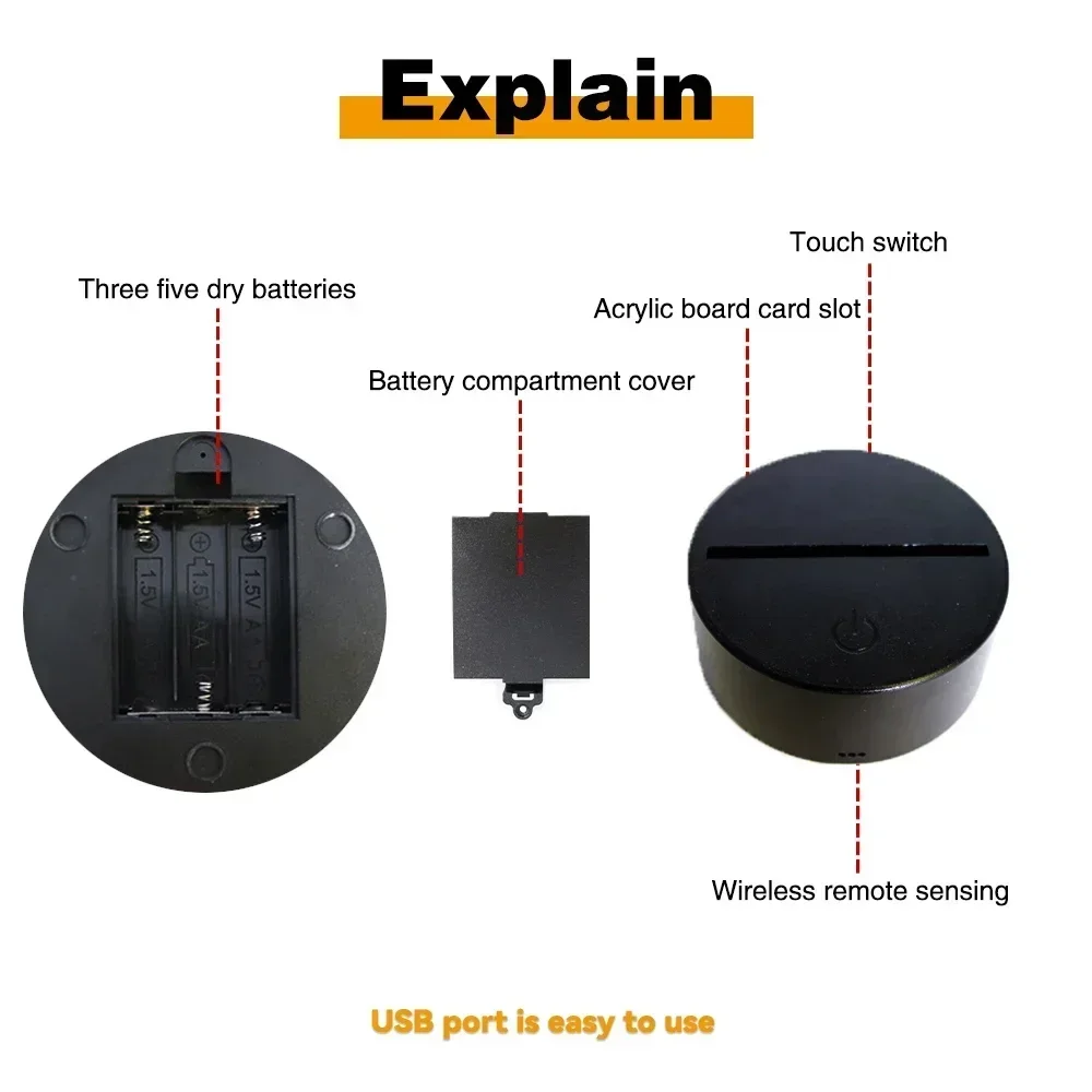 LED Night Light Illusion Stitc - Smart Night Light reseña y precio