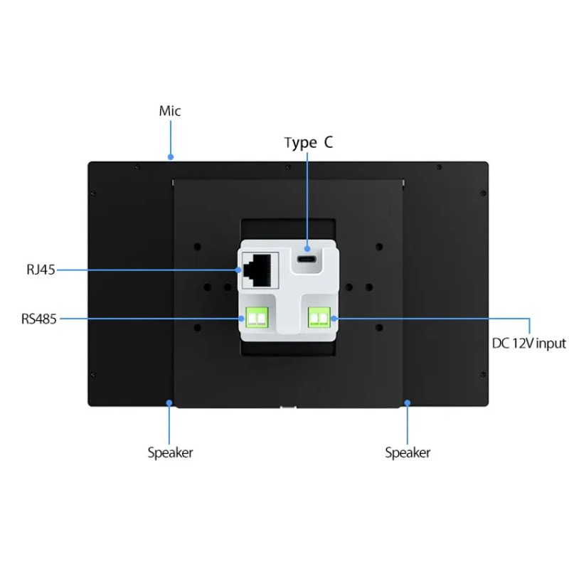 8 Inch POE Wall-Mounted Touch  - Smart Home Knx reseña y precio