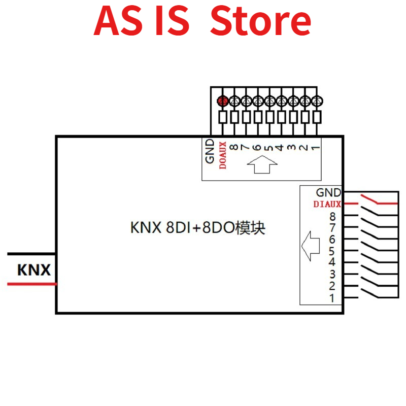 Smart Home KNX I/O Module - 8  - Smart Home Knx reseña y precio