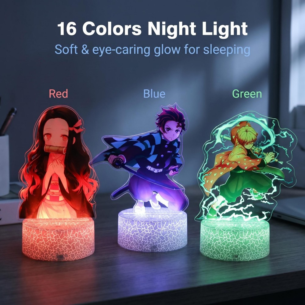 Anime Figure Tanjiro Merch 3D  - Smart Night Light reseña y precio